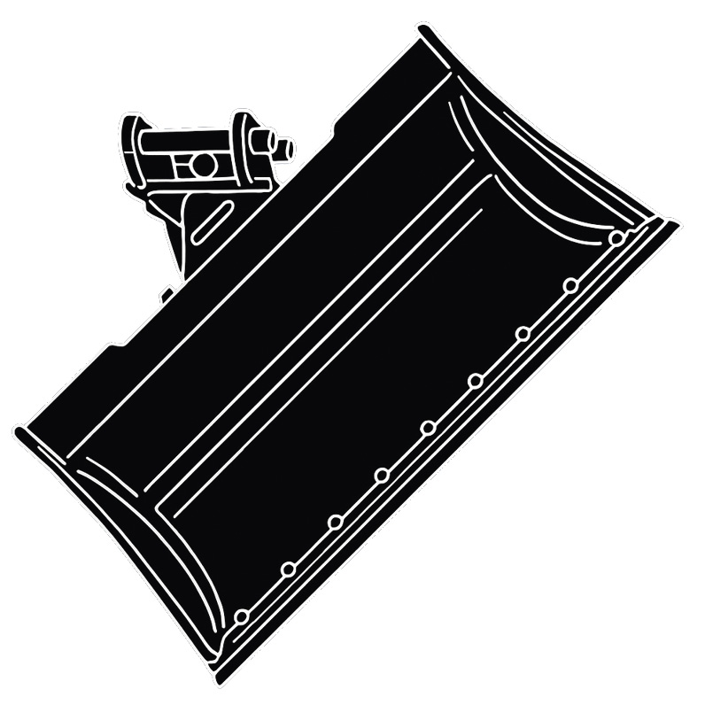 Tiltable ditch cleaning buckets